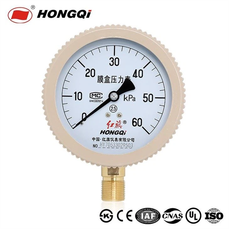 the gauge should be installed vertically