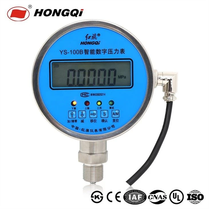 16 Bit Micro Processor Intelligent Digital Pressure Gauge
