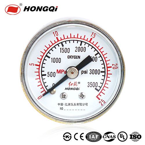 گولڈن کیس کے ساتھ 40mm/1.5''آئل پریشر گیج