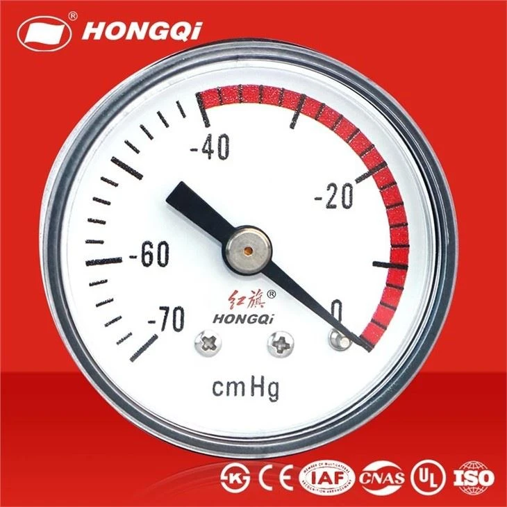 40mm Axial vacuum pressure gauge