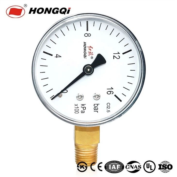 Custom Vacuum Pressure Gauge, Joint On The Right Side