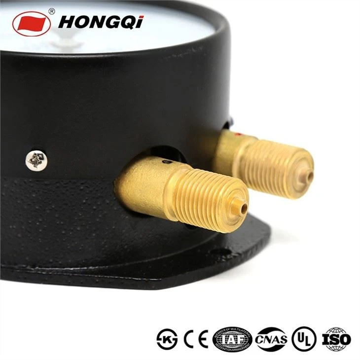 General Pressure Gauge With Double Pointer For Railway
