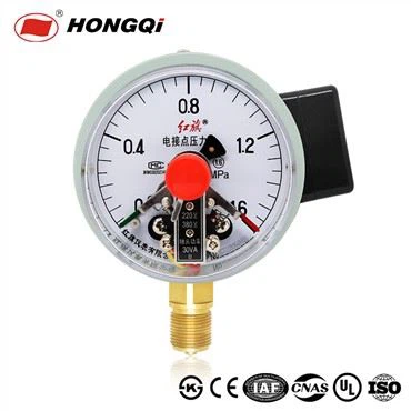 2.5/4/6 انچ مقناطیسی الارم الیکٹرک رابطہ پریشر گیج CE/UL/Ks/ISO کے ساتھ
